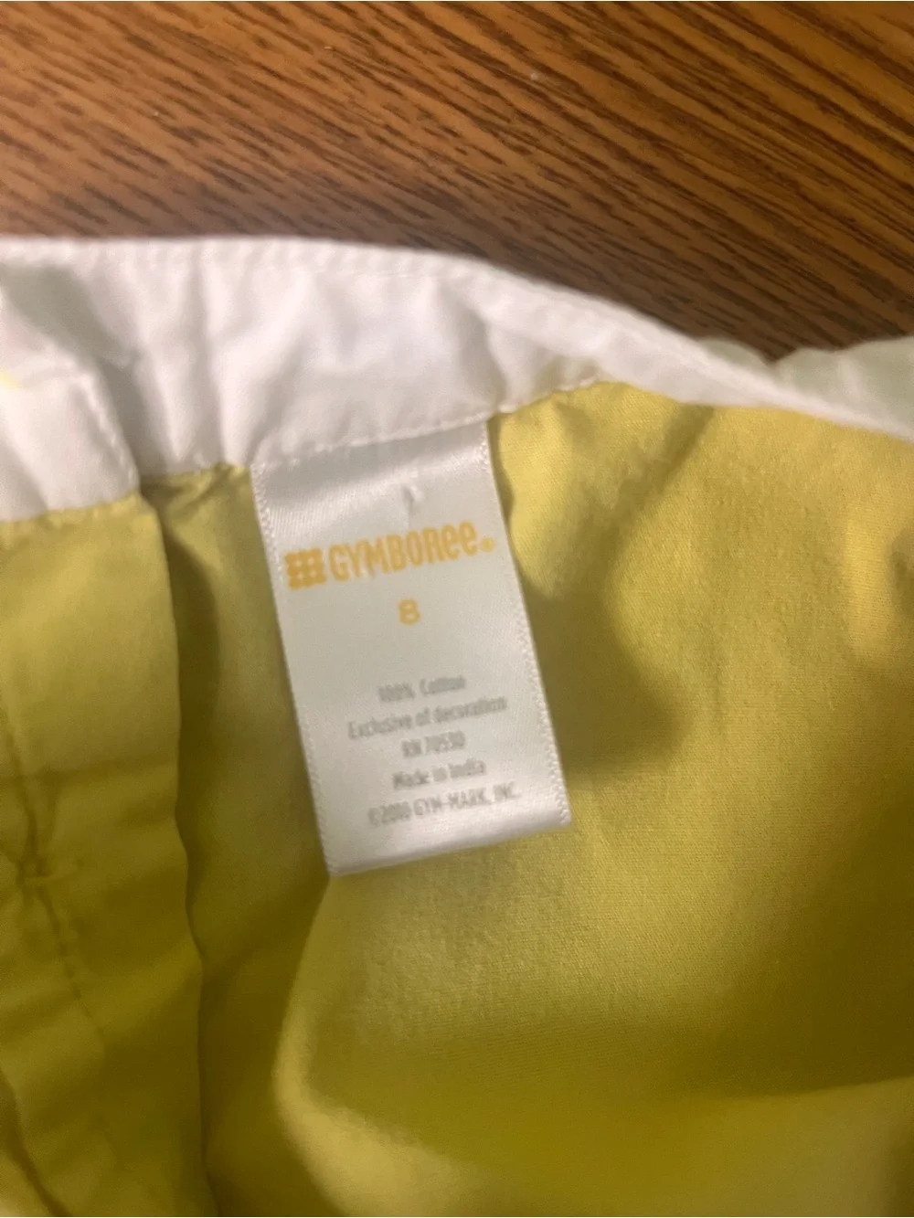 Gymboree Yellow White Blue Green Striped Daisy Dress
